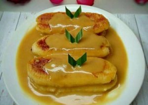 Pisang Gapit Saus Durian