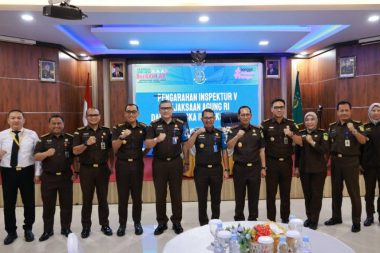 Inspektur V Jaksa Agung Muda Pengawasan Kunjungi dan Inspeksi ke Kejaksaan Tinggi Banten